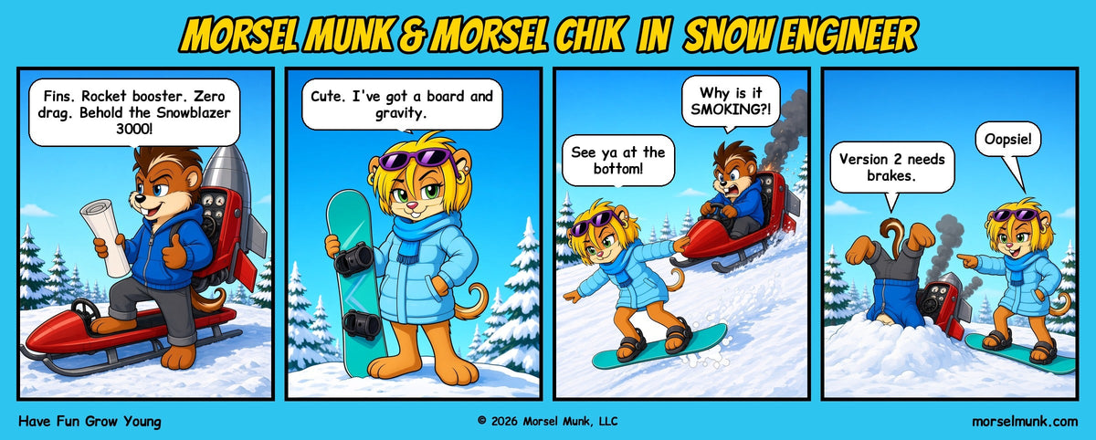 Comic strip episode 1: Snow Engineer