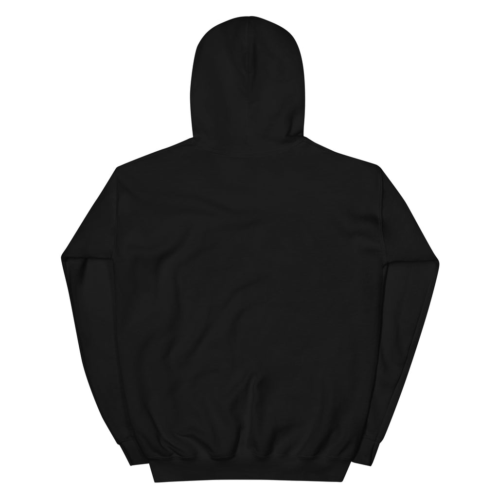 Back of the black New Year, Same Big Kid Hoodie, plain with no print